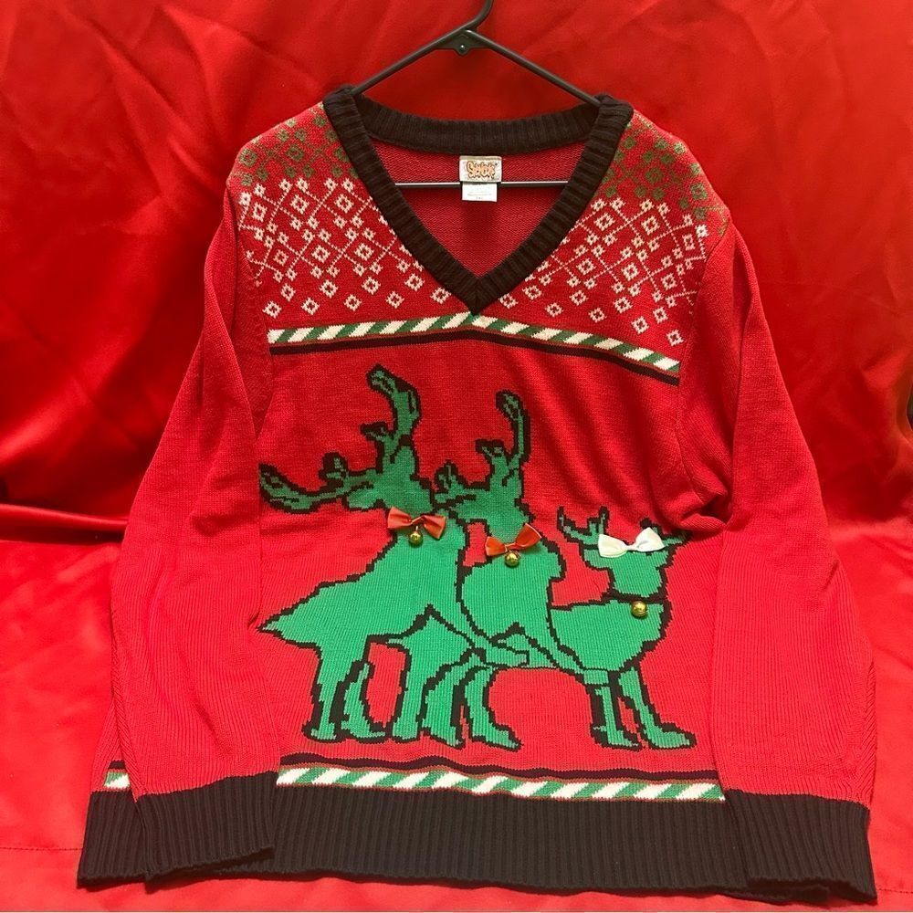 SPENCER’S Girls Christmas Sweater 2XL